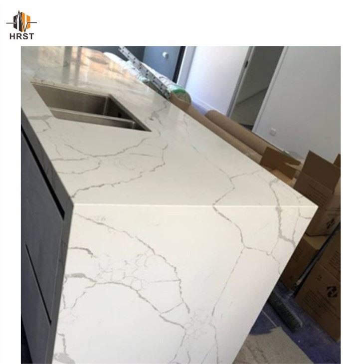 White Quartz Counter for kitchen remodel White Quartz Counter for kitchen remodel