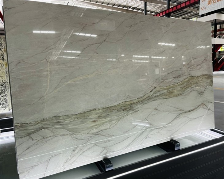 Bianco Kalahary Quartzite polished slabs Bianco Kalahary Quartzite polished slabs